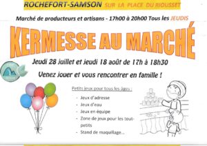 Kermesse au marché