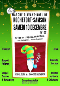 Marché d'avant-Noël Rochefort-Samson 2022